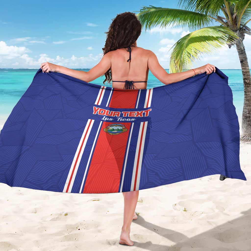 Custom Costa Rica Football Sarong Vamos Ticos!