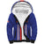 Custom Costa Rica Football Sherpa Hoodie Vamos Ticos!