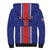 Custom Costa Rica Football Sherpa Hoodie Vamos Ticos!