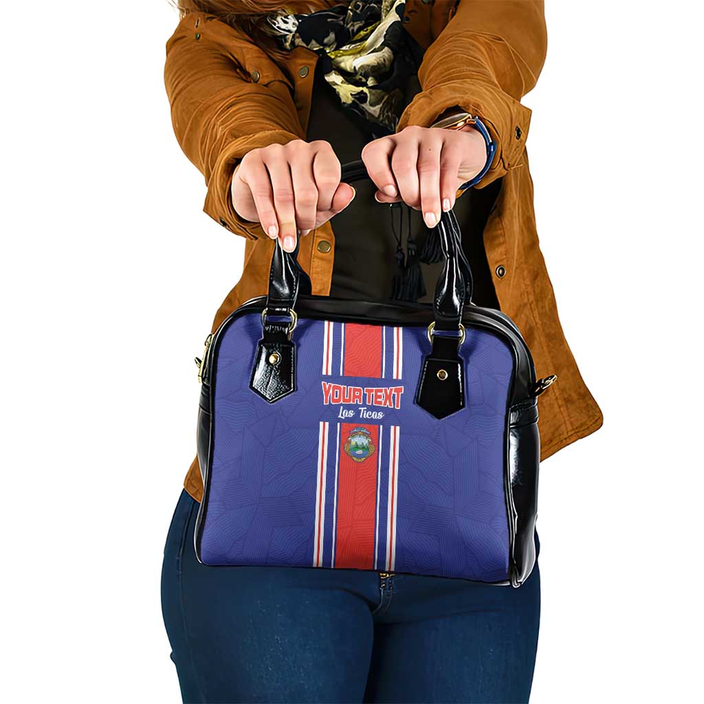 Custom Costa Rica Football Shoulder Handbag Vamos Ticos!