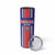 Custom Costa Rica Football Skinny Tumbler Vamos Ticos!