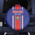 Custom Costa Rica Football Spare Tire Cover Vamos Ticos!