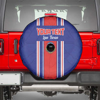 Custom Costa Rica Football Spare Tire Cover Vamos Ticos!