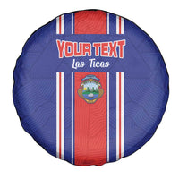 Custom Costa Rica Football Spare Tire Cover Vamos Ticos!