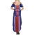 Custom Costa Rica Football Summer Maxi Dress Vamos Ticos!