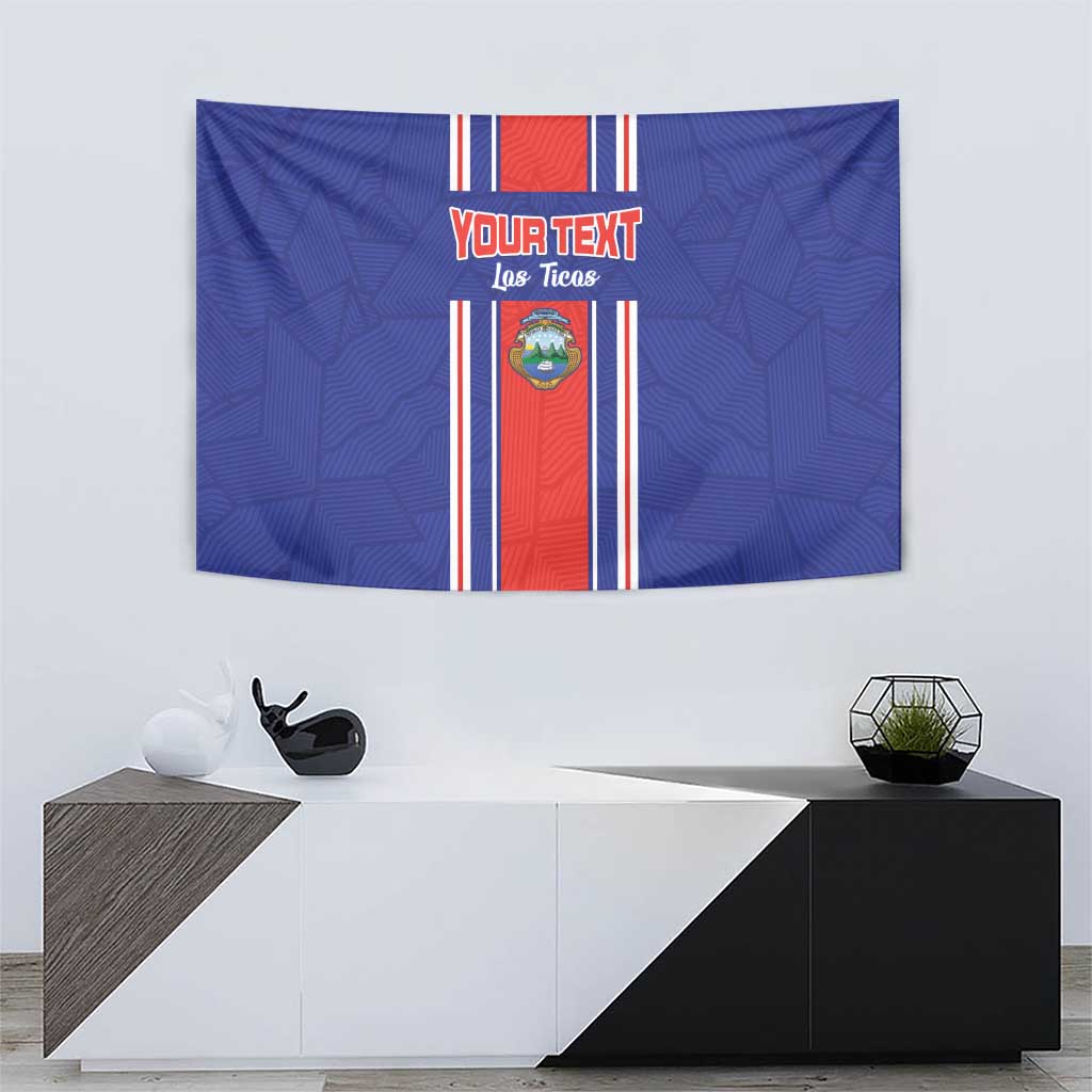 Custom Costa Rica Football Tapestry Vamos Ticos!