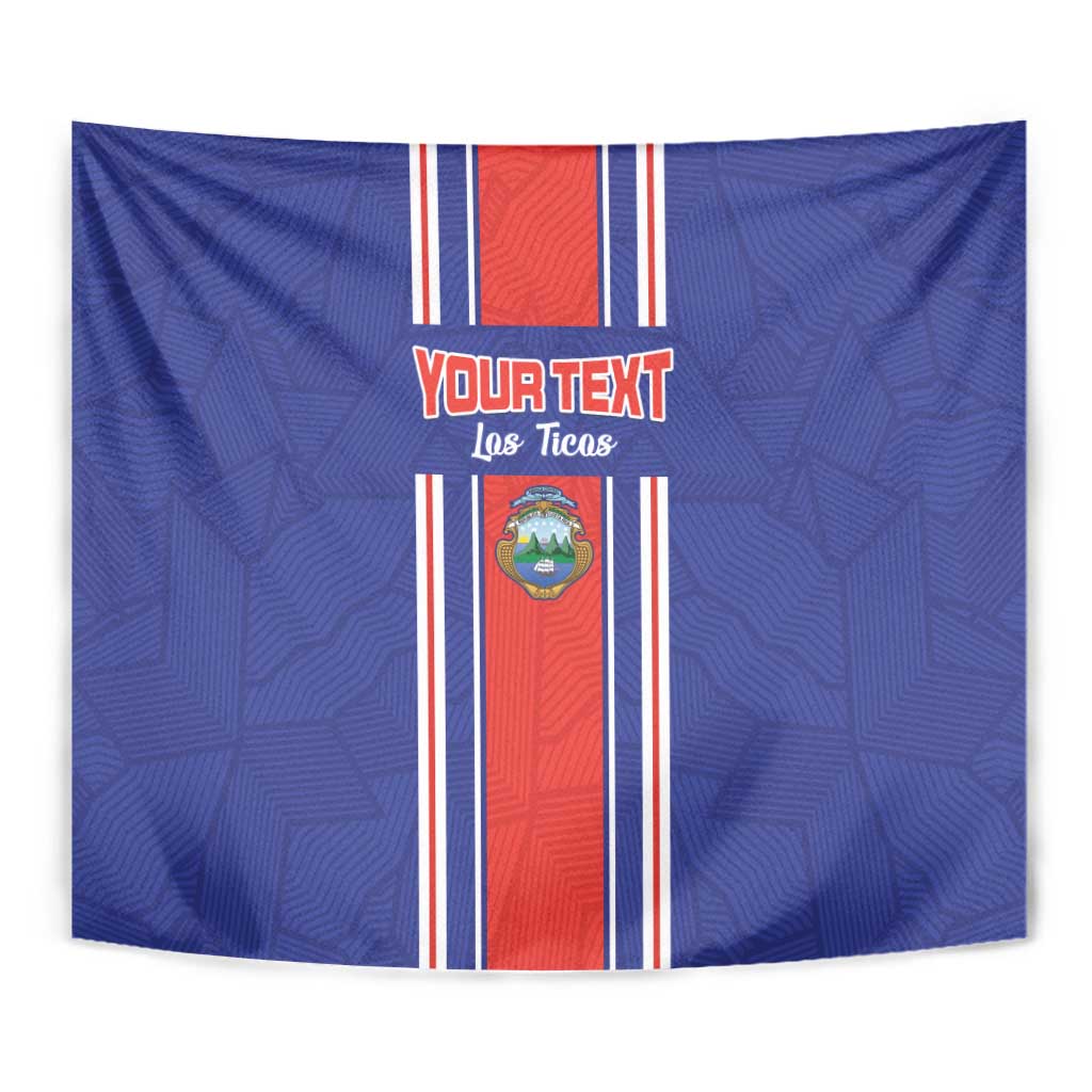 Custom Costa Rica Football Tapestry Vamos Ticos!