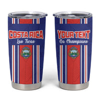 Custom Costa Rica Football Tumbler Cup Vamos Ticos!