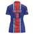 Custom Costa Rica Football Women Polo Shirt Vamos Ticos!
