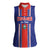 Custom Costa Rica Football Women Sleeveless Polo Shirt Vamos Ticos!