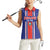 Custom Costa Rica Football Women Sleeveless Polo Shirt Vamos Ticos!
