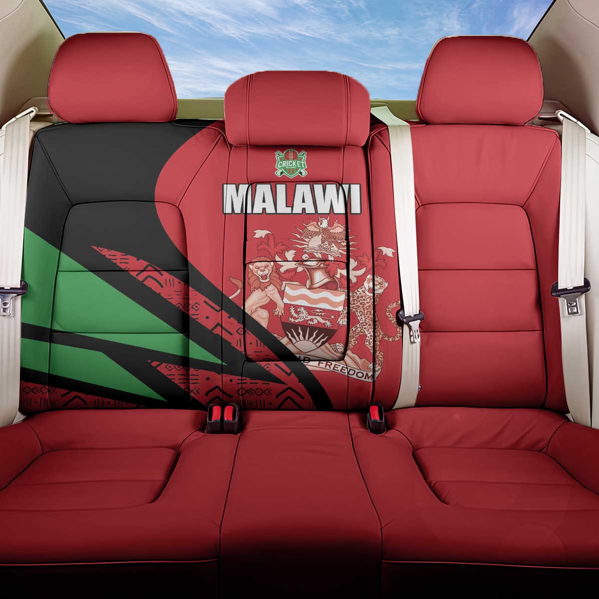 Malawi Cricket Back Car Seat Cover Go Champions - Wonder Print Shop