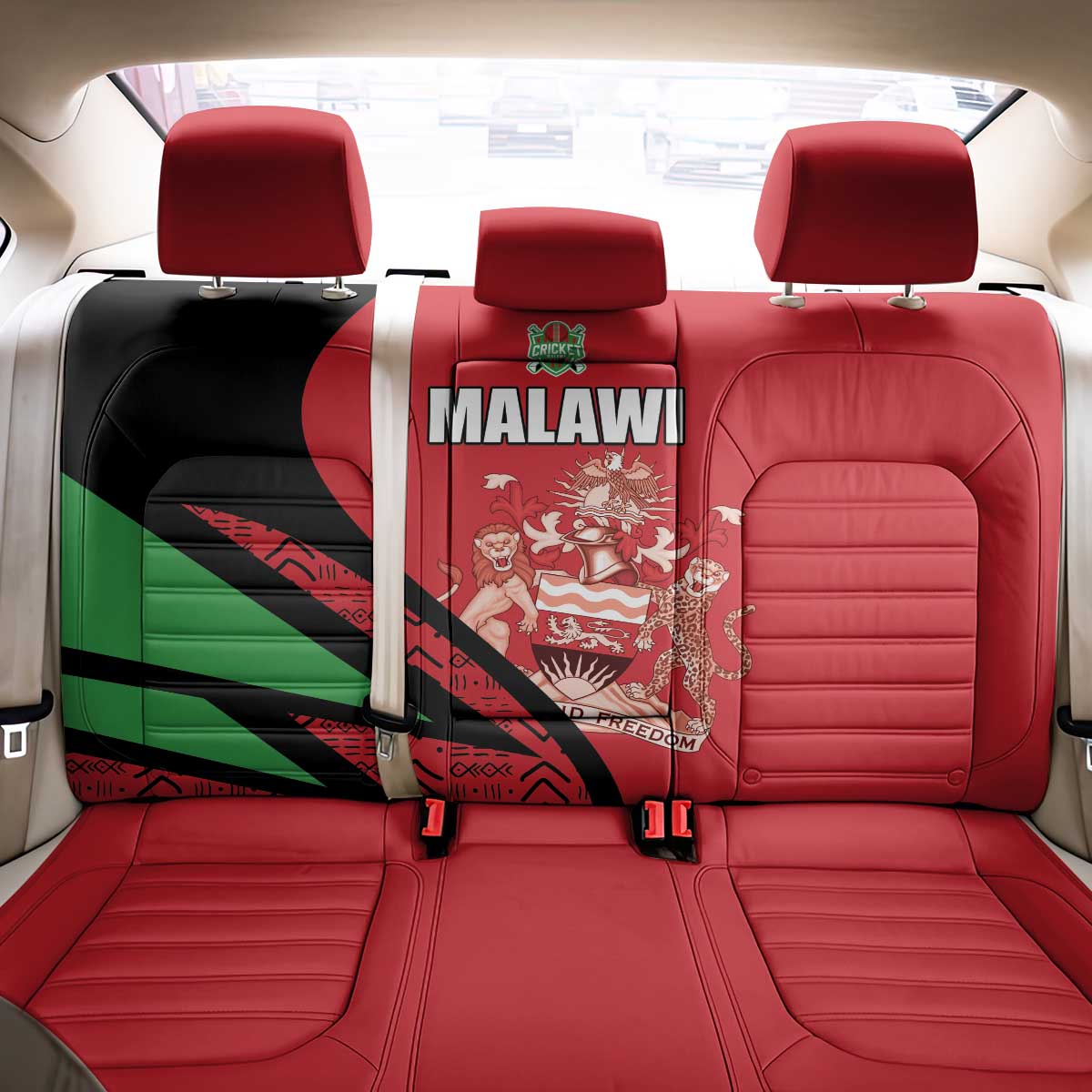 Malawi Cricket Back Car Seat Cover Go Champions - Wonder Print Shop