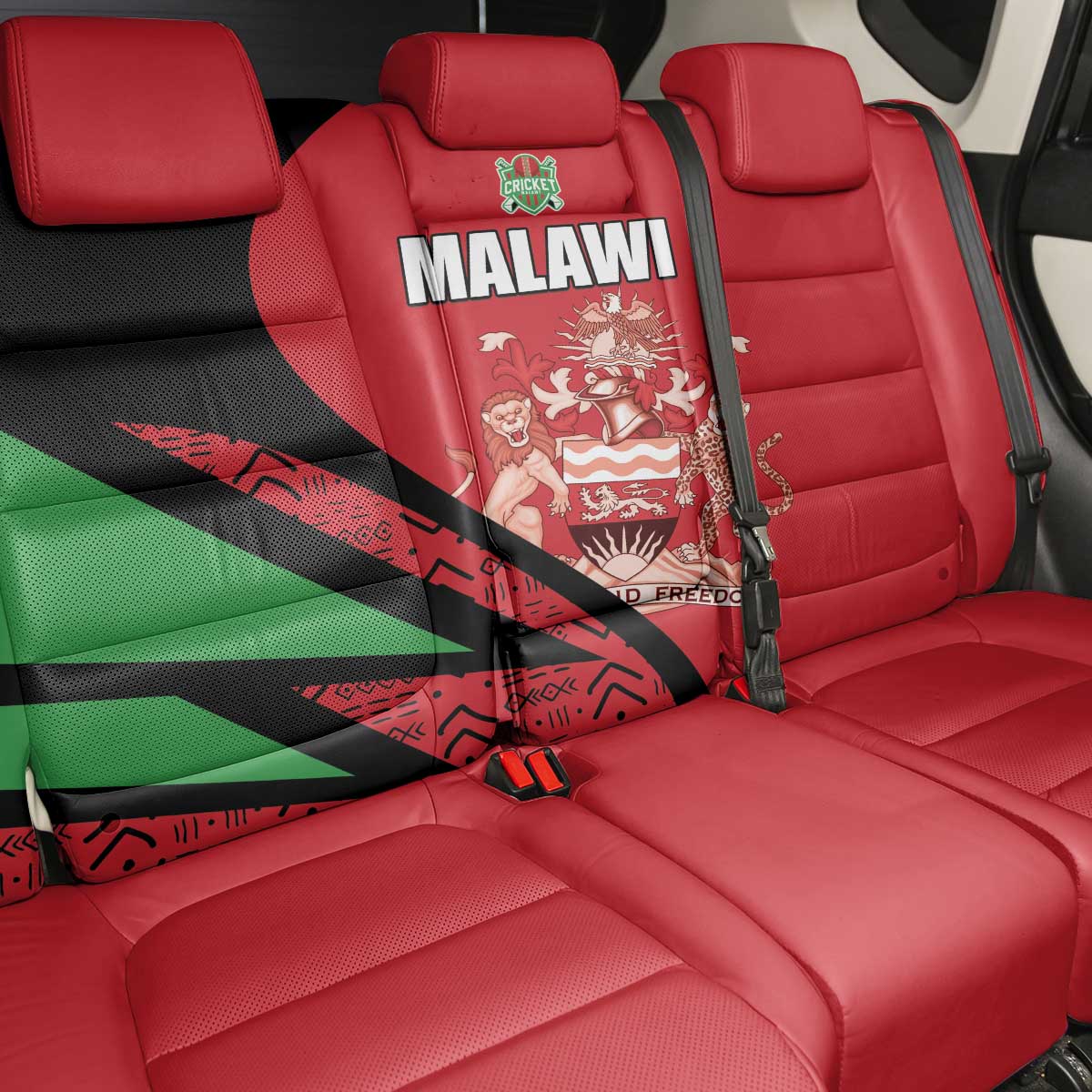 Malawi Cricket Back Car Seat Cover Go Champions - Wonder Print Shop