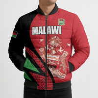 Custom Malawi Cricket Bomber Puffer Jacket Go Champions - Wonder Print Shop