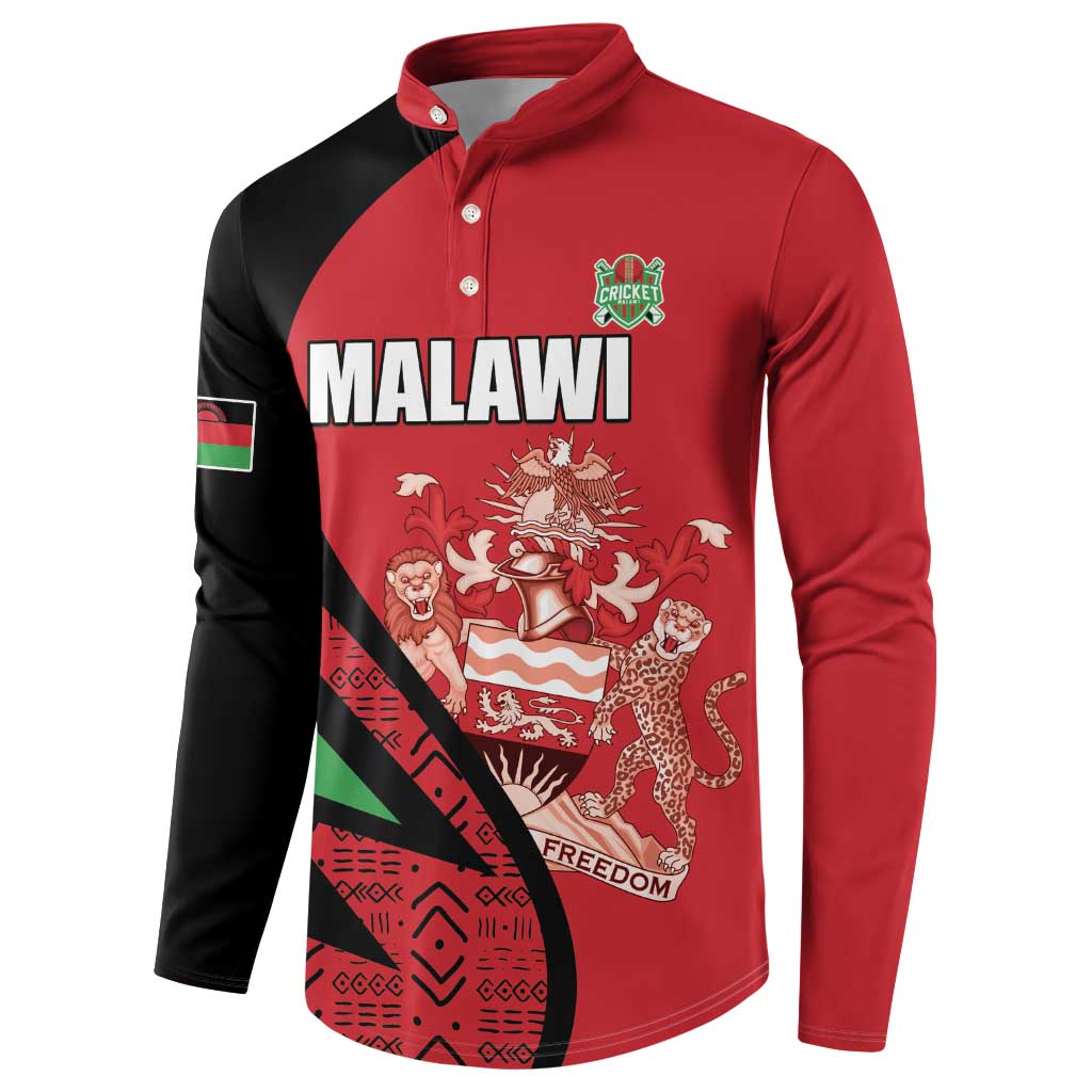 Custom Malawi Cricket Button Sweatshirt Go Champions - Wonder Print Shop
