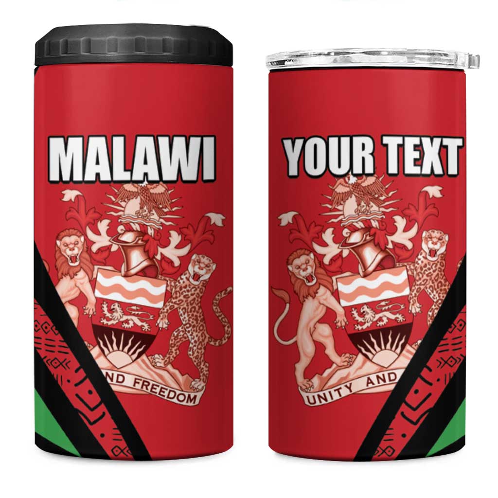 Custom Malawi Cricket 4 in 1 Can Cooler Tumbler Go Champions - Wonder Print Shop