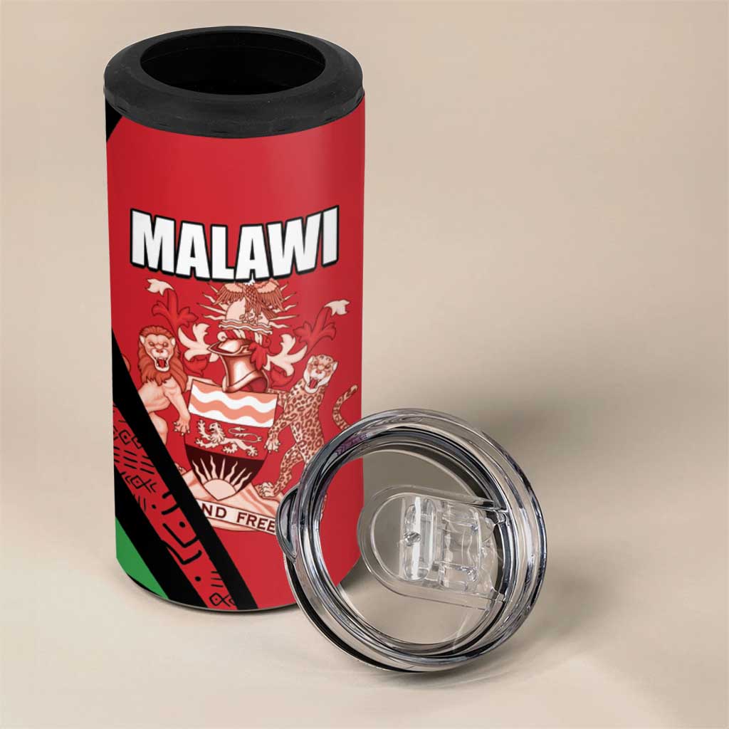 Custom Malawi Cricket 4 in 1 Can Cooler Tumbler Go Champions - Wonder Print Shop