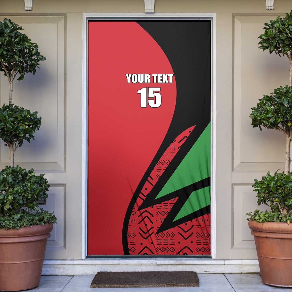 Custom Malawi Cricket Door Cover Go Champions - Wonder Print Shop