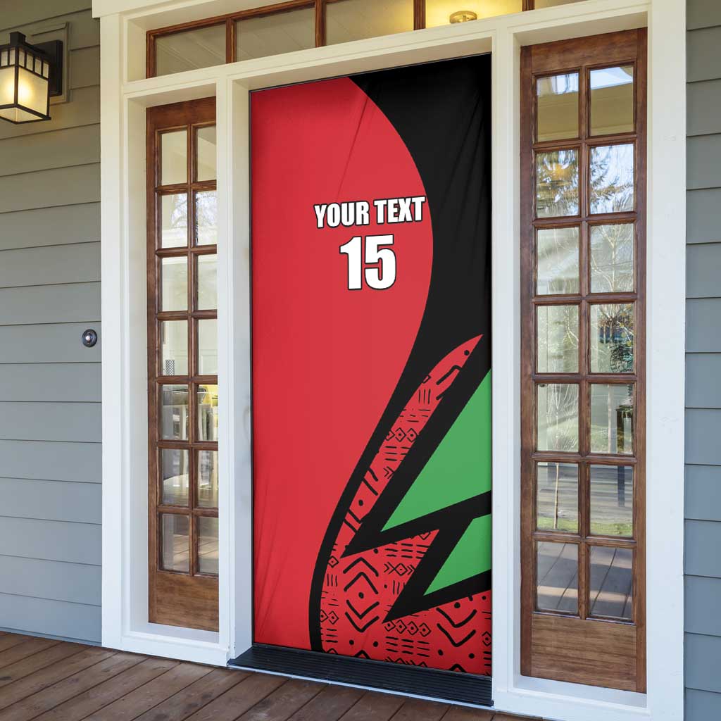 Custom Malawi Cricket Door Cover Go Champions - Wonder Print Shop