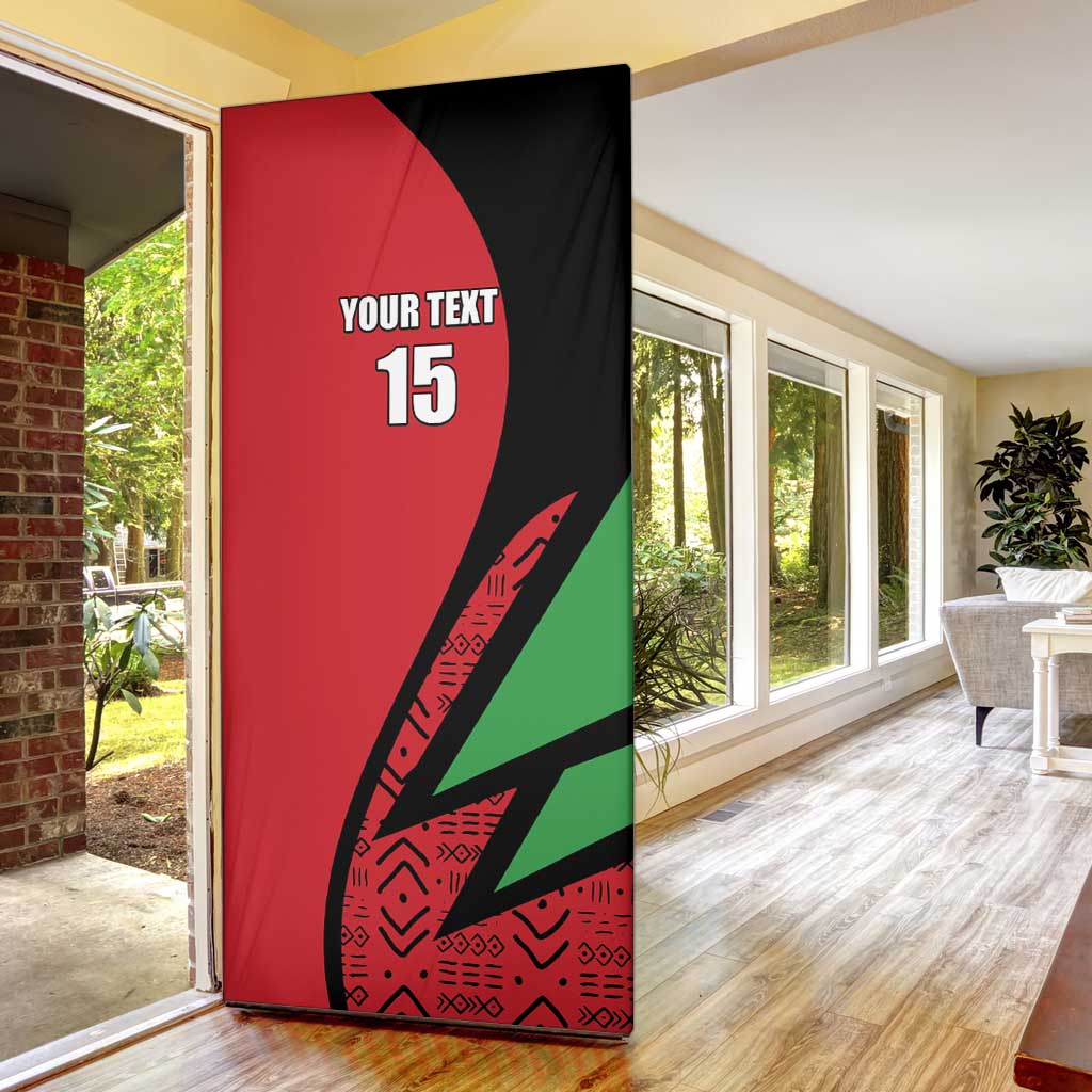 Custom Malawi Cricket Door Cover Go Champions - Wonder Print Shop