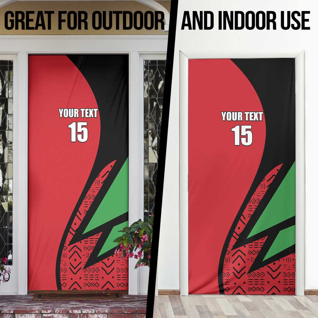 Custom Malawi Cricket Door Cover Go Champions - Wonder Print Shop