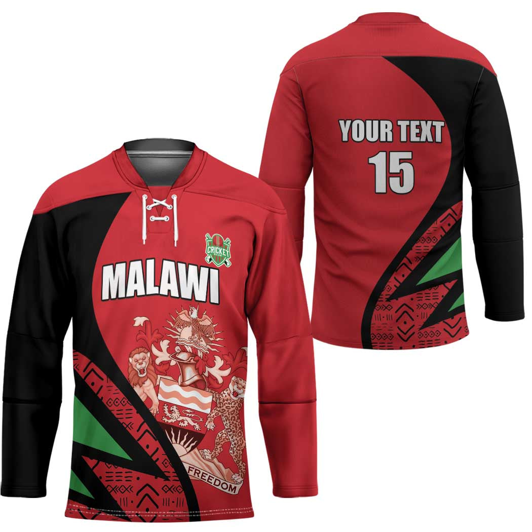 Custom Malawi Cricket Hockey Jersey Go Champions - Wonder Print Shop