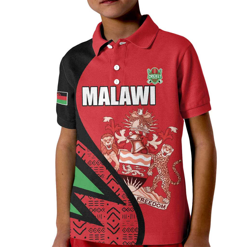 Custom Malawi Cricket Kid Polo Shirt Go Champions - Wonder Print Shop