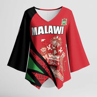 Custom Malawi Cricket Kimono Sleeve Blouse Go Champions - Wonder Print Shop
