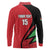 Custom Malawi Cricket Long Sleeve Polo Shirt Go Champions - Wonder Print Shop