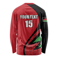 Custom Malawi Cricket Long Sleeve Shirt Go Champions - Wonder Print Shop