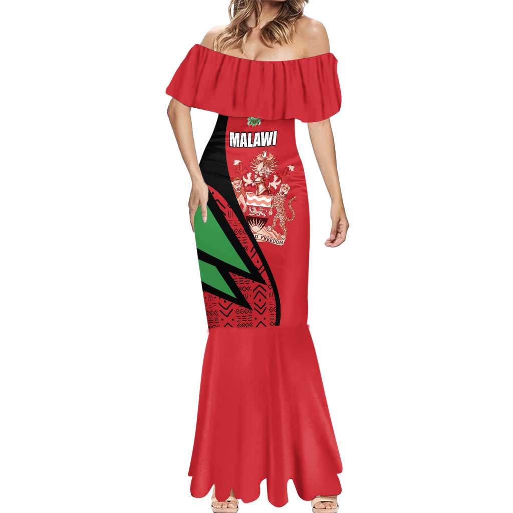 Custom Malawi Cricket Mermaid Dress Go Champions - Wonder Print Shop