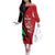 Custom Malawi Cricket Off The Shoulder Long Sleeve Dress Go Champions - Wonder Print Shop