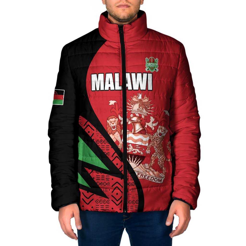 Custom Malawi Cricket Padded Jacket Go Champions - Wonder Print Shop