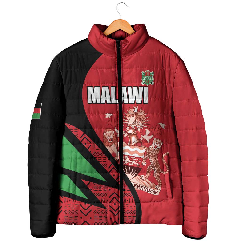 Custom Malawi Cricket Padded Jacket Go Champions - Wonder Print Shop