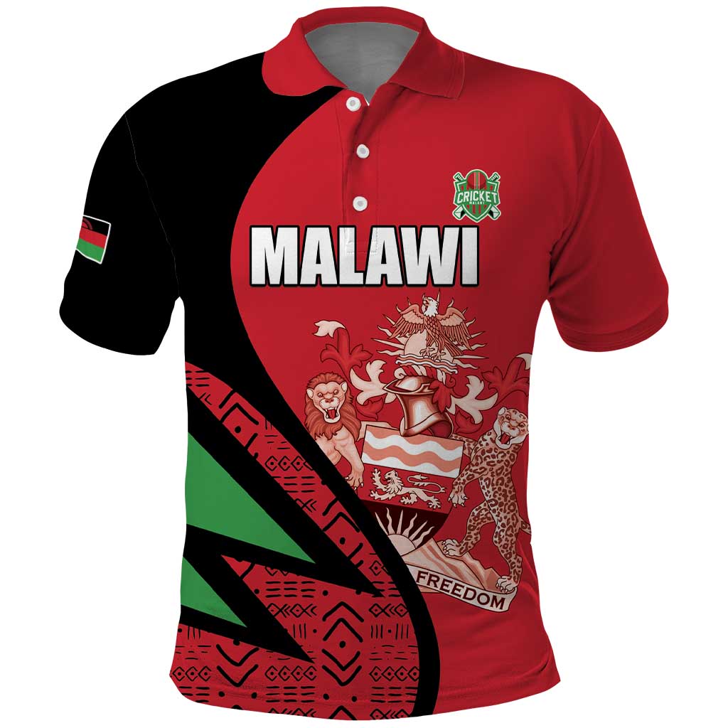 Custom Malawi Cricket Polo Shirt Go Champions - Wonder Print Shop