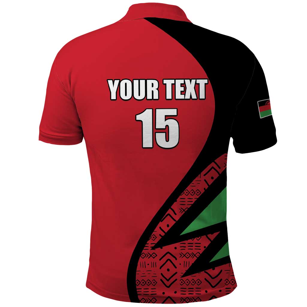Custom Malawi Cricket Polo Shirt Go Champions - Wonder Print Shop