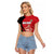 Custom Malawi Cricket Raglan Cropped T Shirt Go Champions - Wonder Print Shop