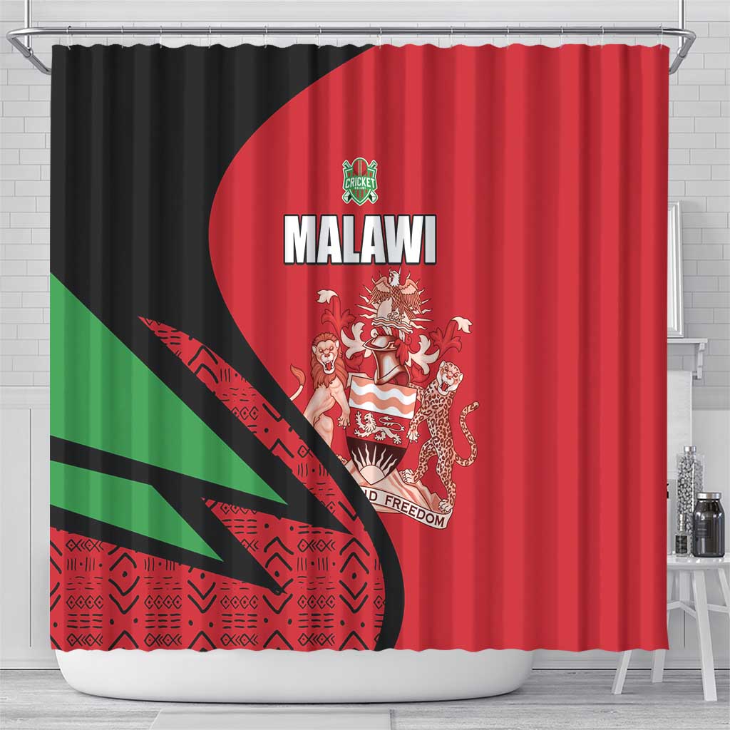 Malawi Cricket Shower Curtain Go Champions - Wonder Print Shop