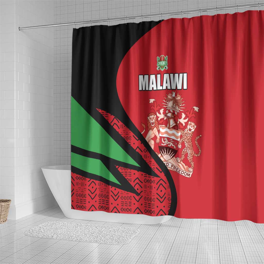 Malawi Cricket Shower Curtain Go Champions - Wonder Print Shop