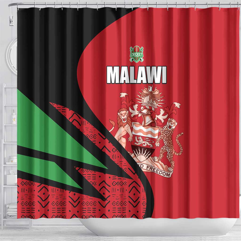 Malawi Cricket Shower Curtain Go Champions - Wonder Print Shop