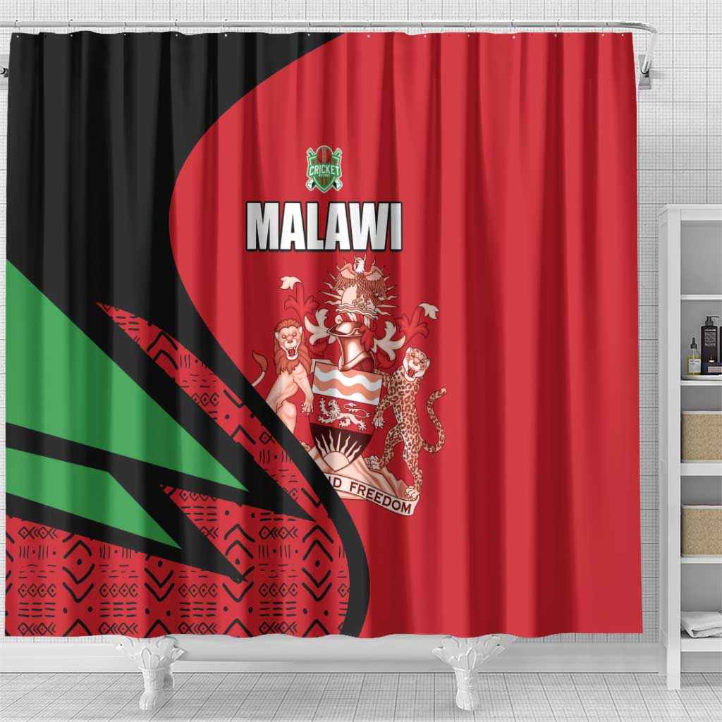 Malawi Cricket Shower Curtain Go Champions - Wonder Print Shop