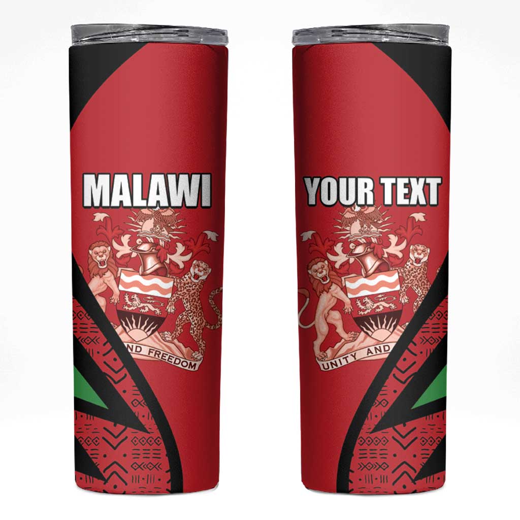 Custom Malawi Cricket Skinny Tumbler Go Champions - Wonder Print Shop
