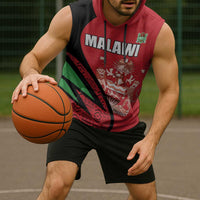 Custom Malawi Cricket Sleeveless Hoodie Go Champions - Wonder Print Shop