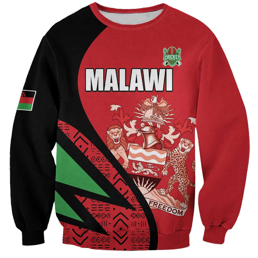 Custom Malawi Cricket Sweatshirt Go Champions - Wonder Print Shop