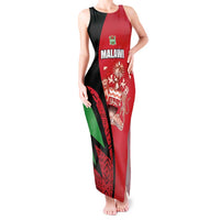 Custom Malawi Cricket Tank Maxi Dress Go Champions - Wonder Print Shop
