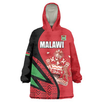 Custom Malawi Cricket Wearable Blanket Hoodie Go Champions - Wonder Print Shop