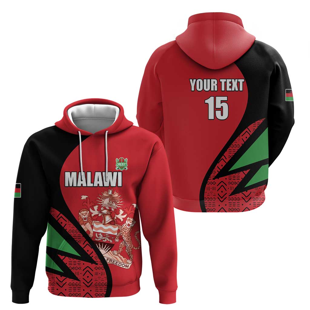 Custom Malawi Cricket Zip Hoodie Go Champions - Wonder Print Shop