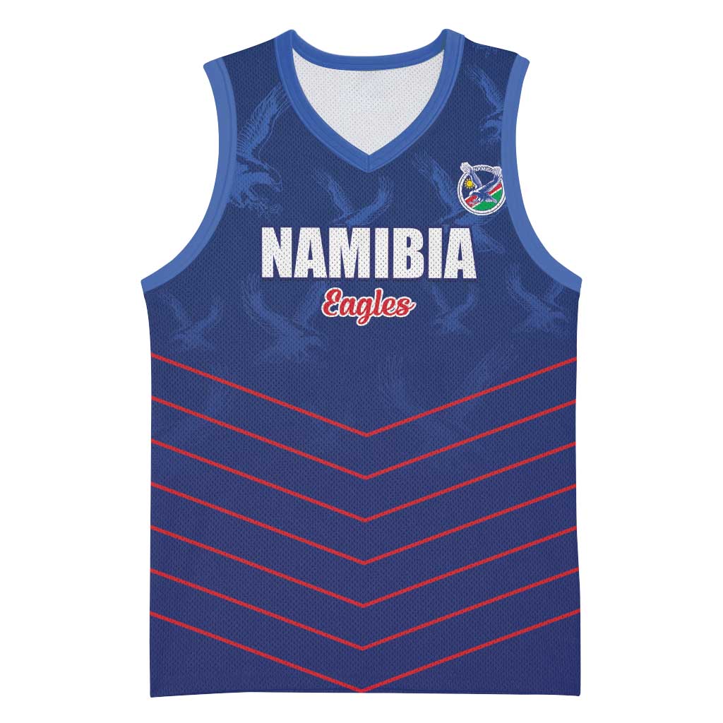 Custom Namibia Cricket Basketball Jersey Go Eagles Go - Wonder Print Shop