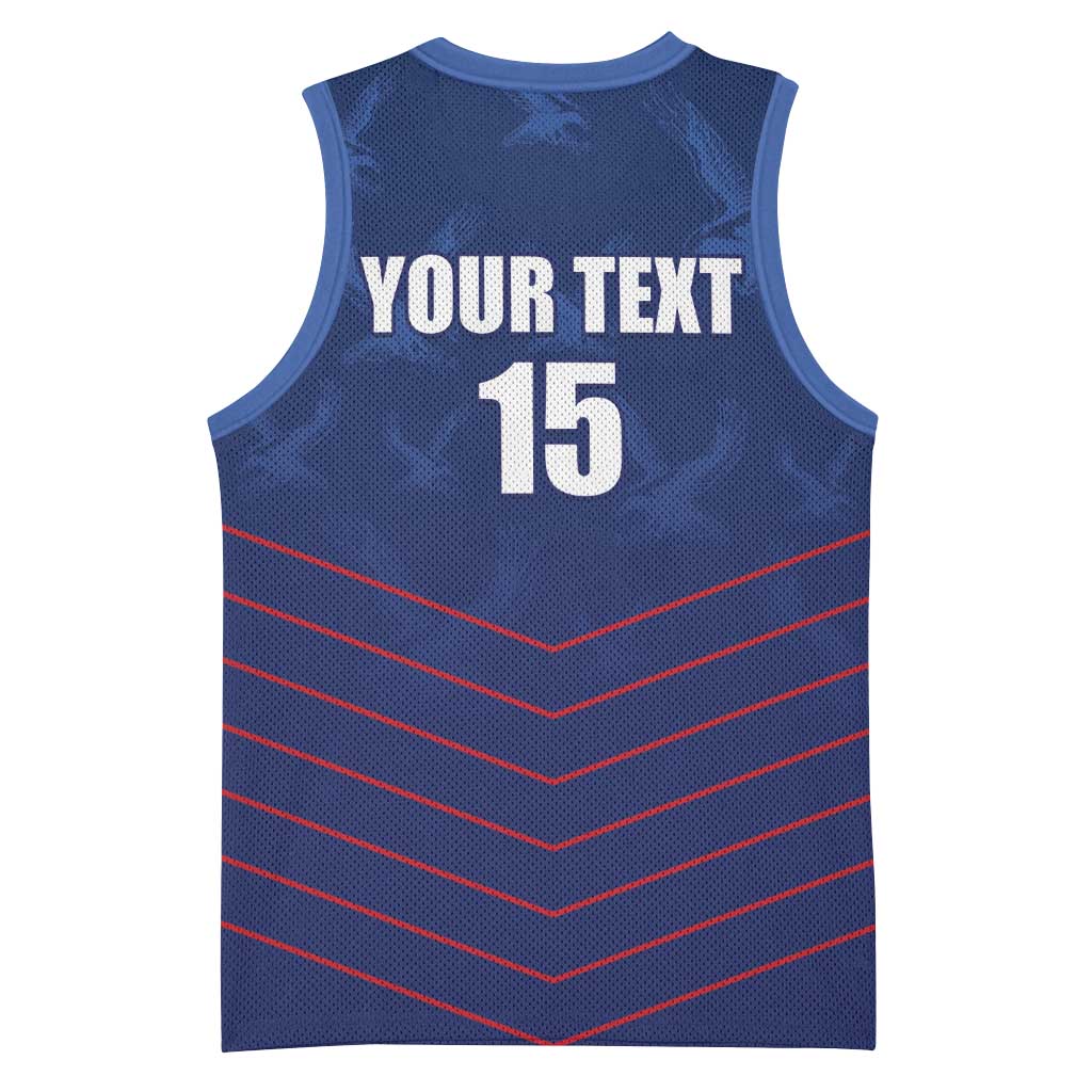 Custom Namibia Cricket Basketball Jersey Go Eagles Go - Wonder Print Shop